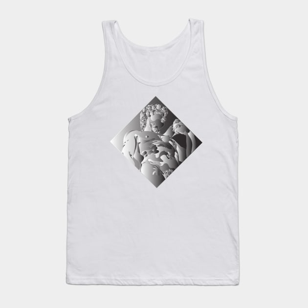 Michelangelo's David Chrome Tank Top by Vector-Market